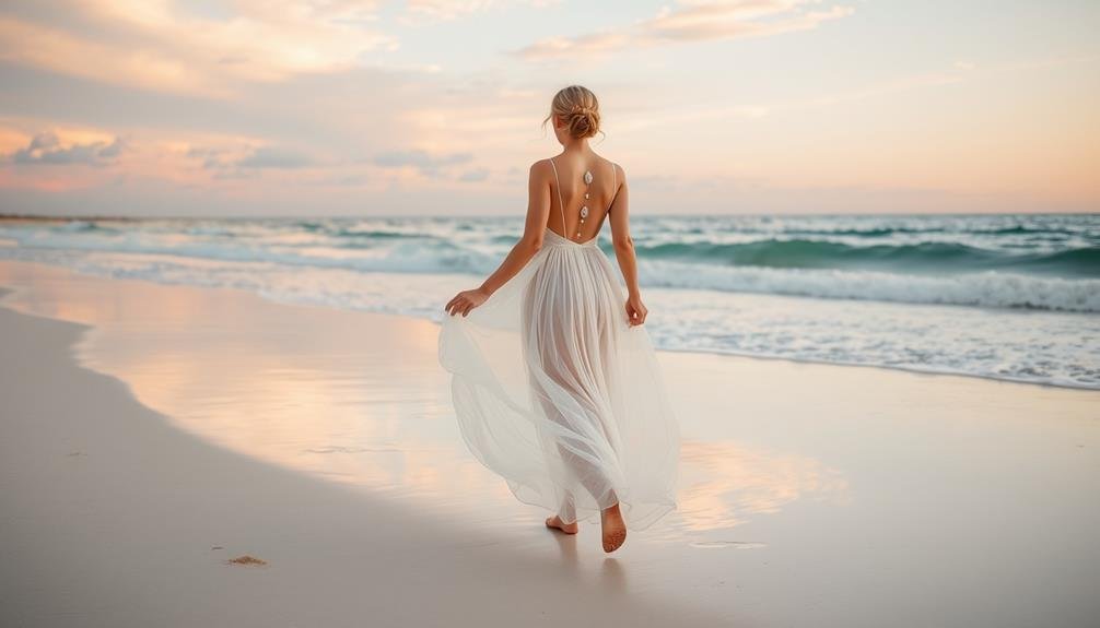 affordable beach wedding dresses