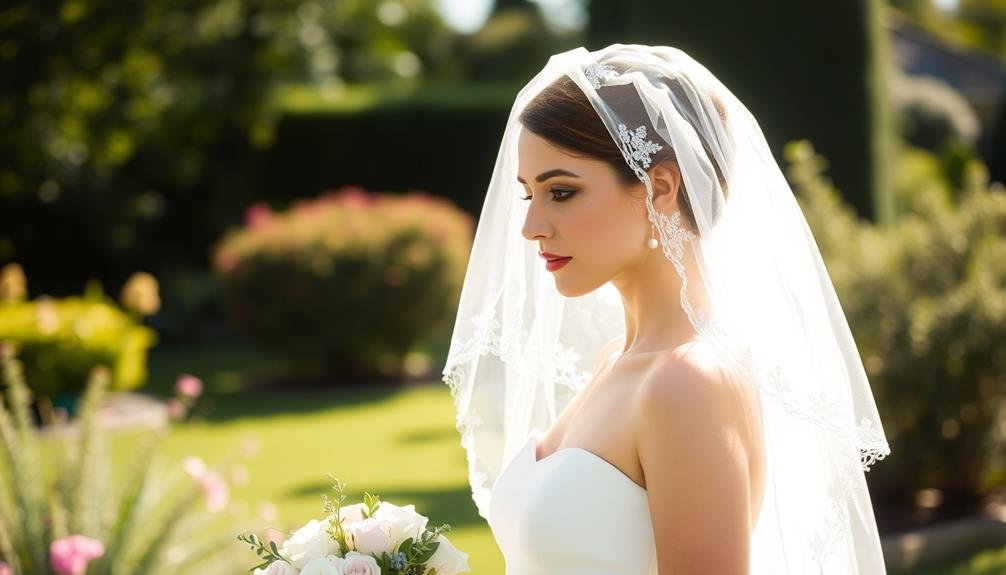 affordable classic wedding veils