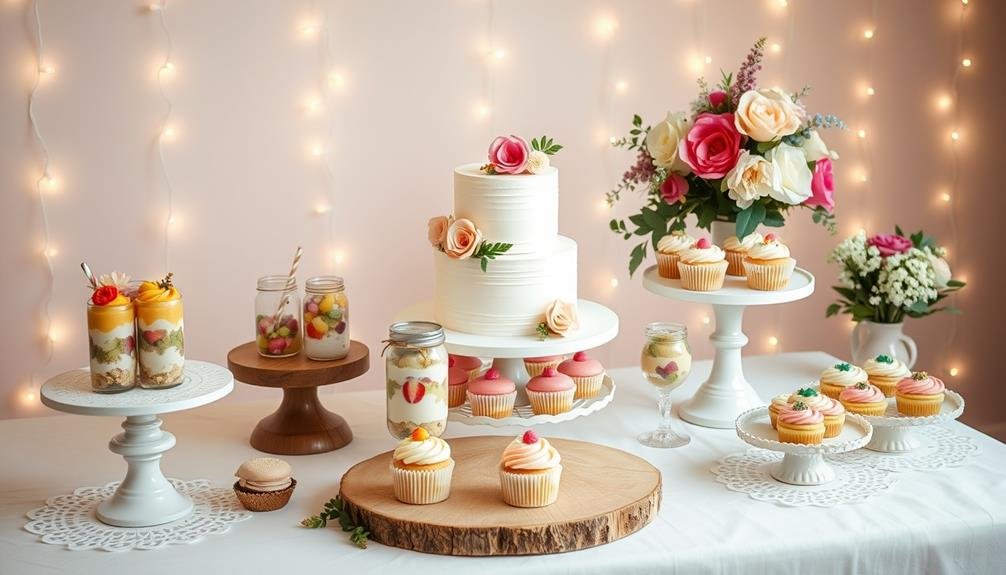 affordable diy wedding desserts