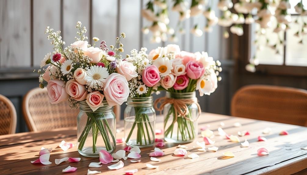 affordable spring wedding blooms