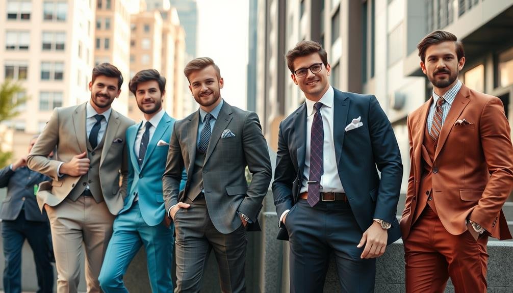 affordable stylish groomsmen suits