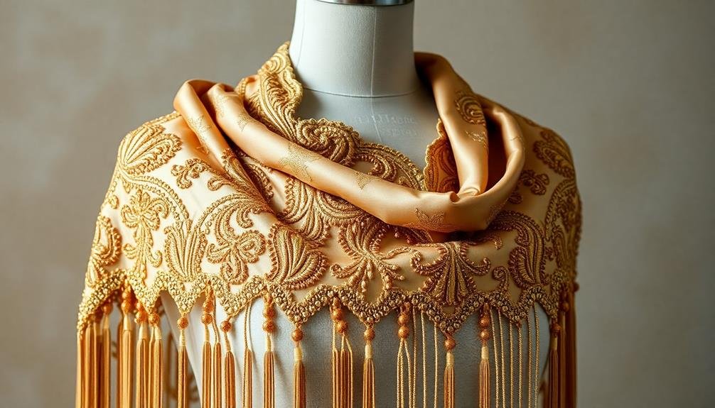 artfully crafted textile accessory