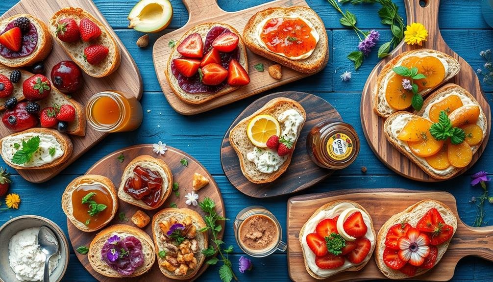 artisan bread topping bar