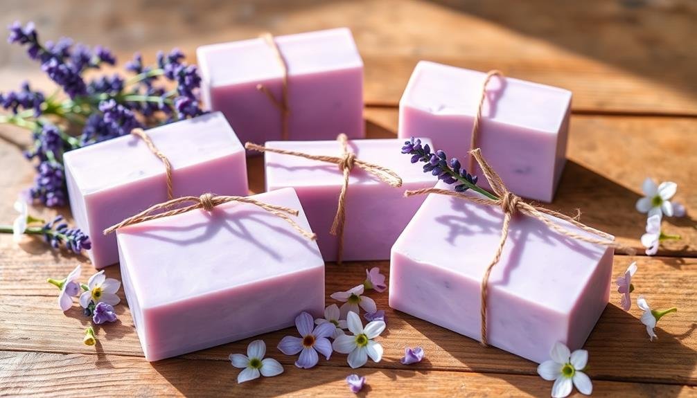 artisan lavender soap bars