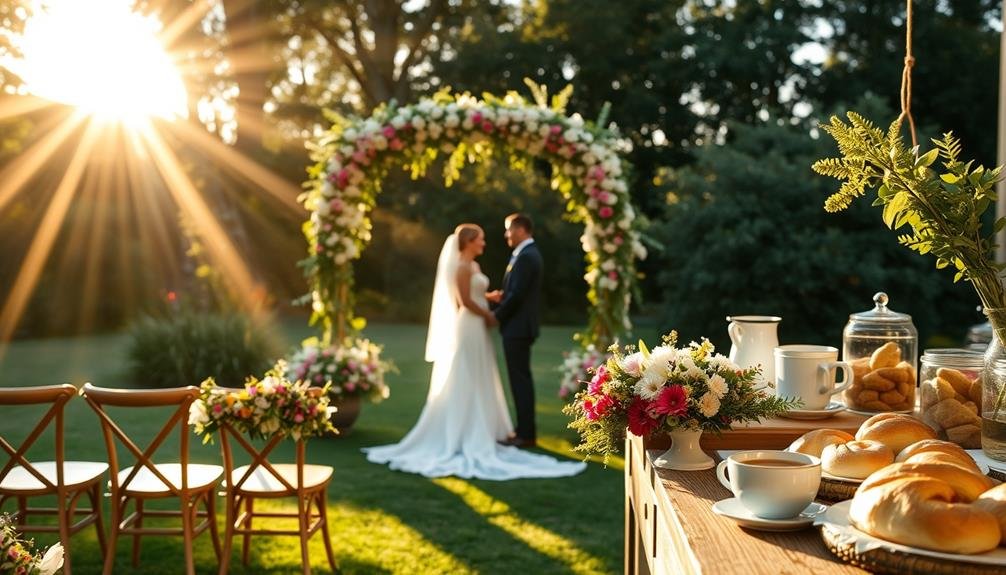 budget friendly morning wedding inspiration
