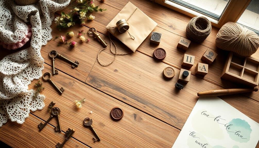 budget friendly vintage wedding stationery
