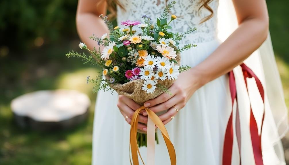 charming floral gift presentation