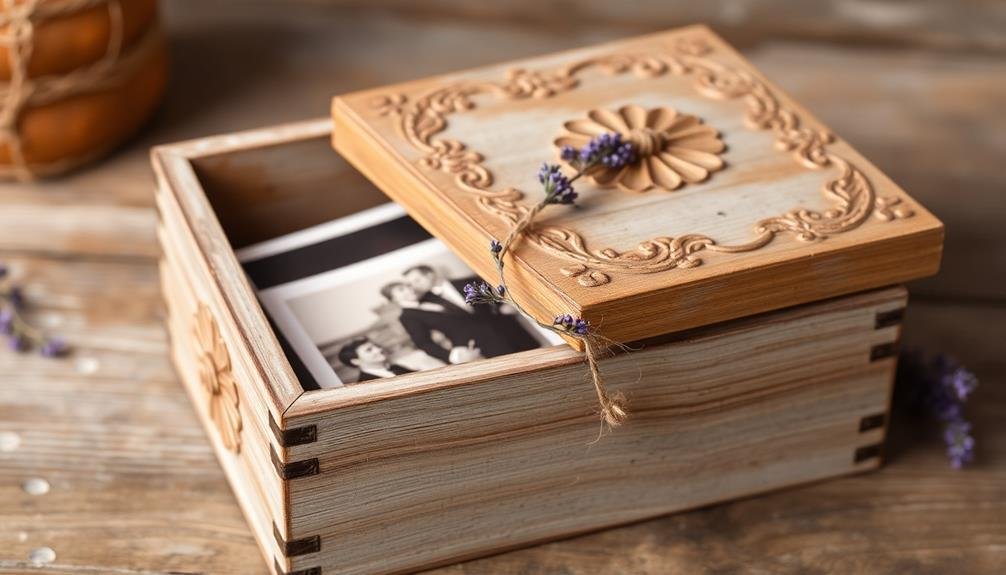 charming wooden picture storage