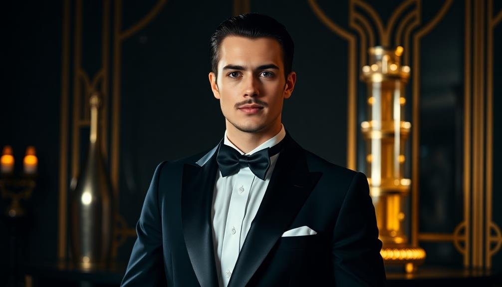 classic elegance in tuxedo