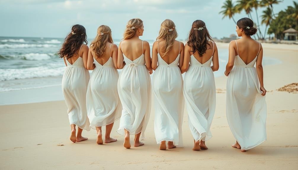 coastal bridesmaid dress styles