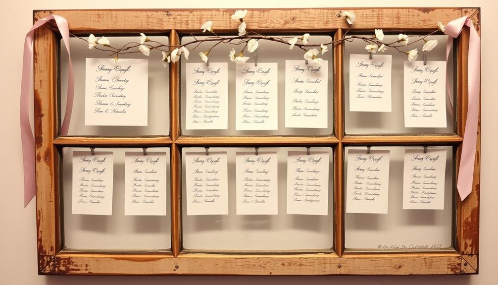 creative seating chart design