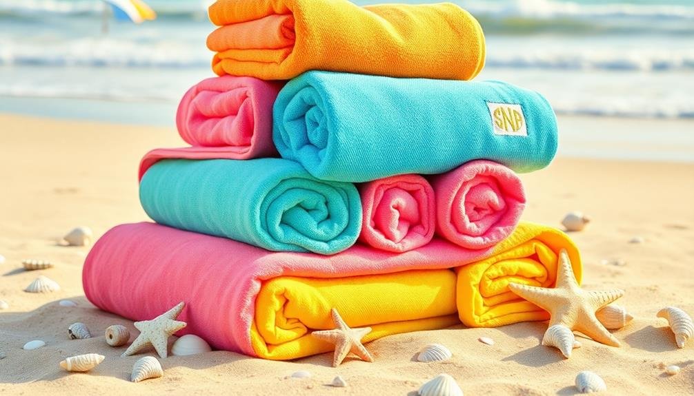 customizable beach towels available