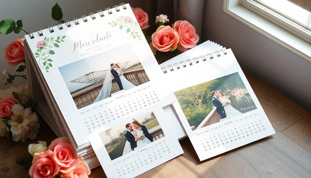 customizable photo wall calendar