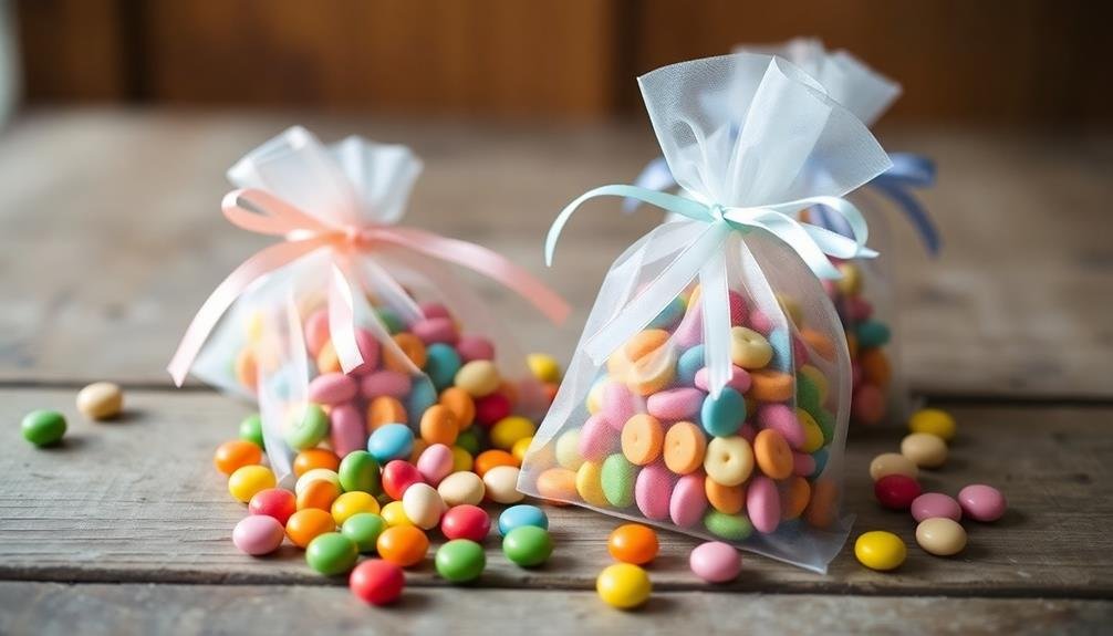 decorative bags of candy