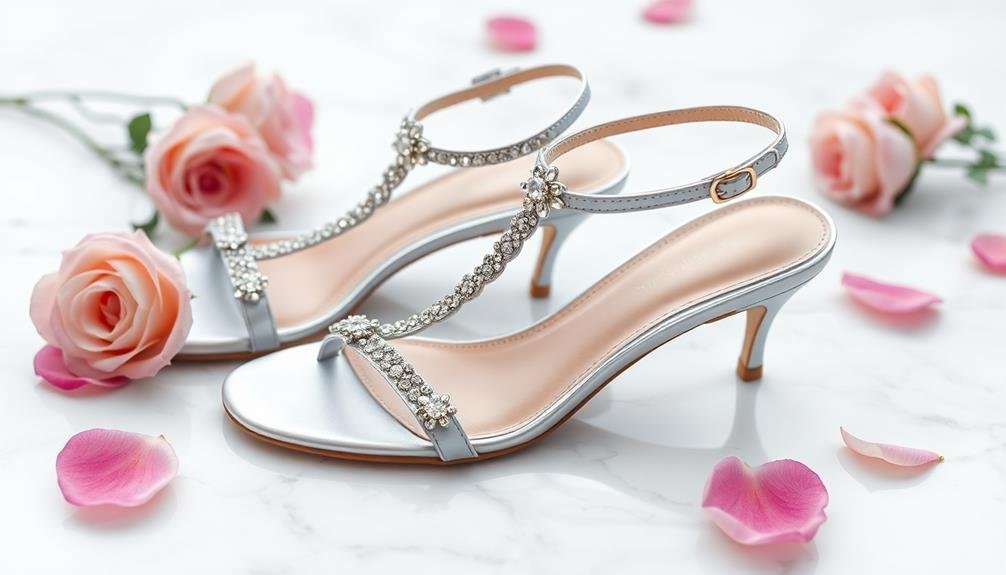 decorative t strap sandals