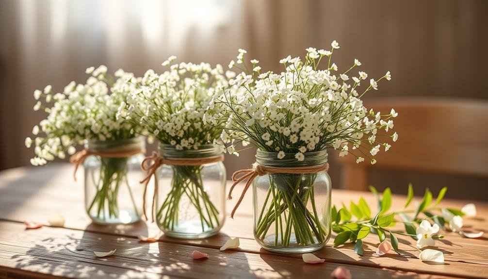 delicate floral arrangement style