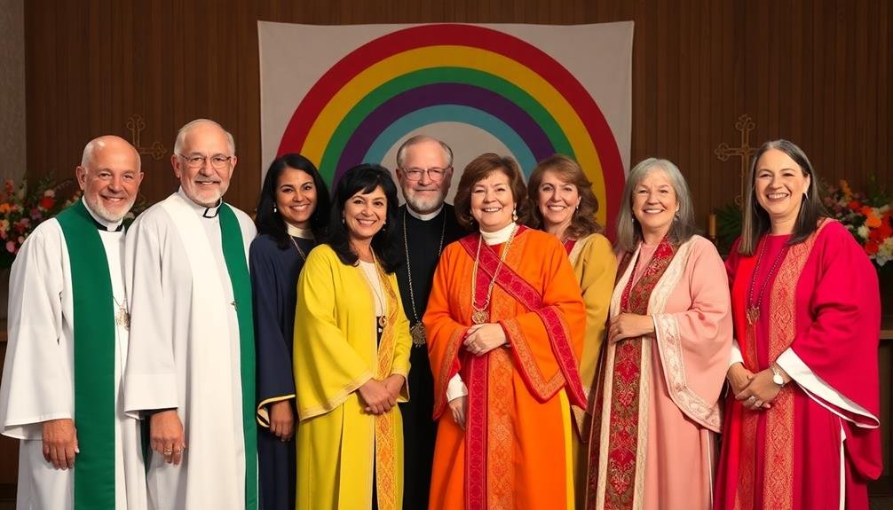 diverse religious ceremony leaders