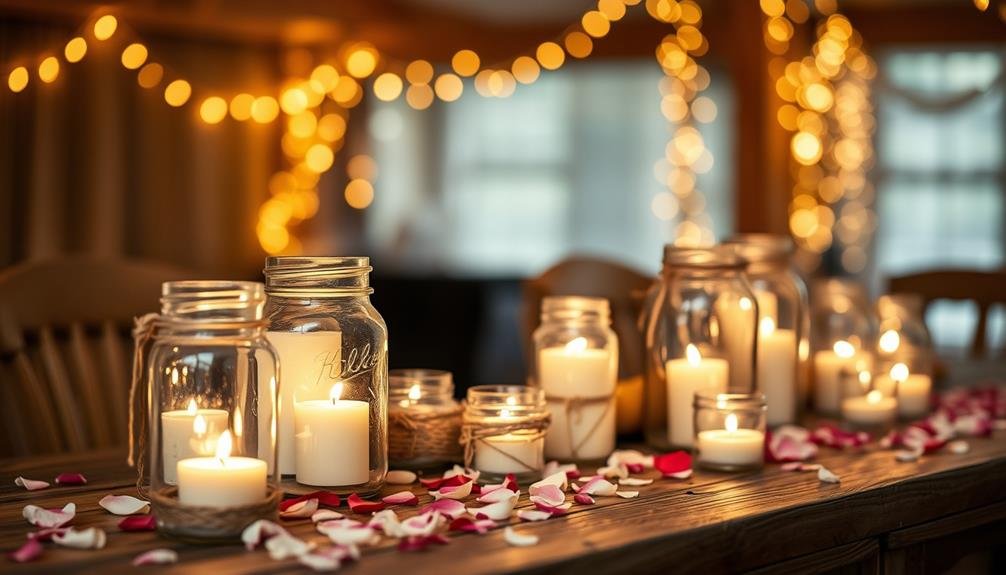 elegant candlelit ambiance