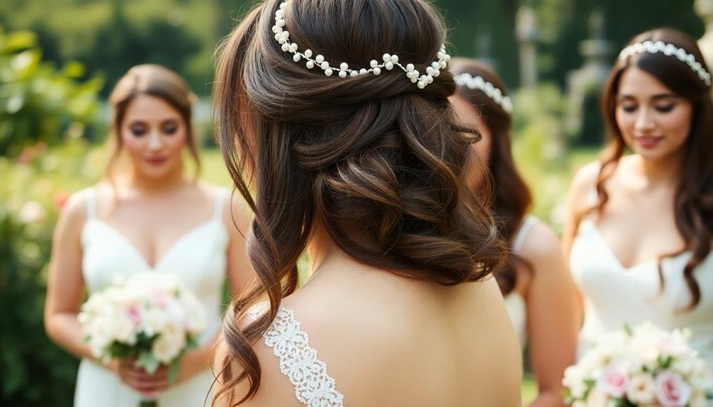 elegant pearl hair accessories