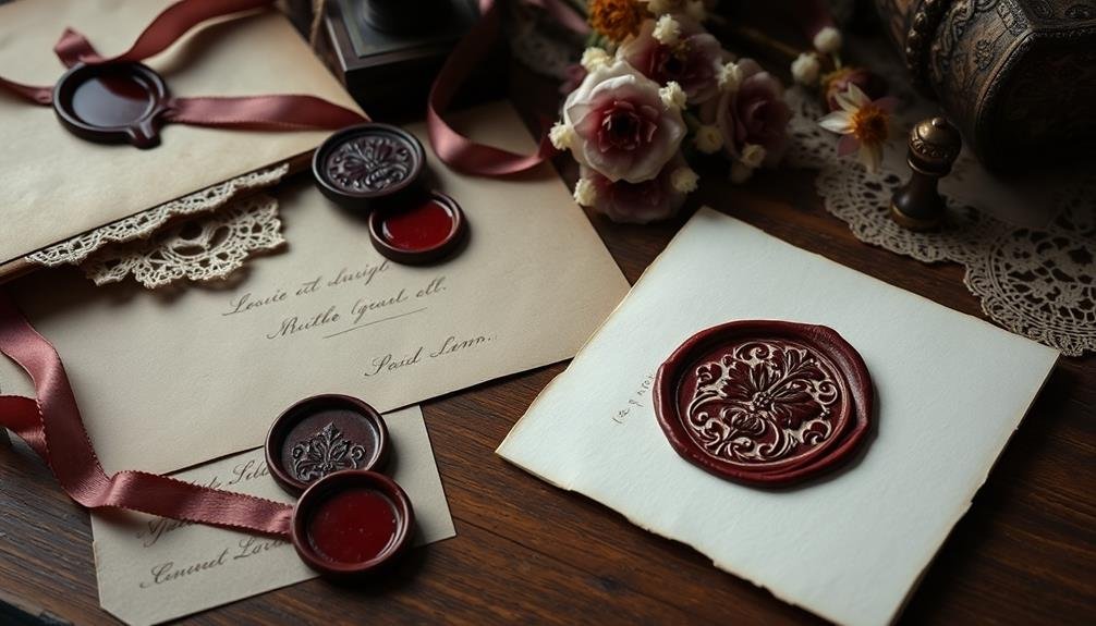 elegant wax seal decorations