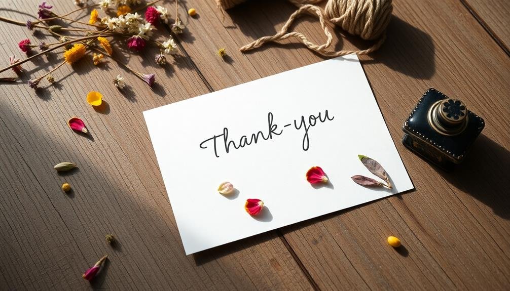 floral gratitude cards collection