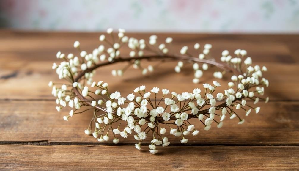 floral headpiece for infants