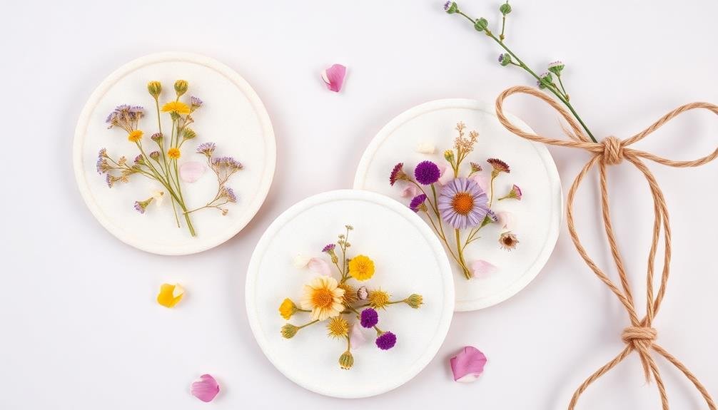 floral preservation coasters craft