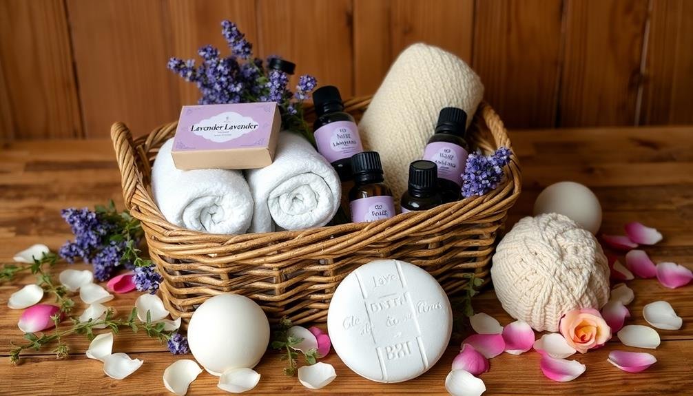 homemade spa gift baskets