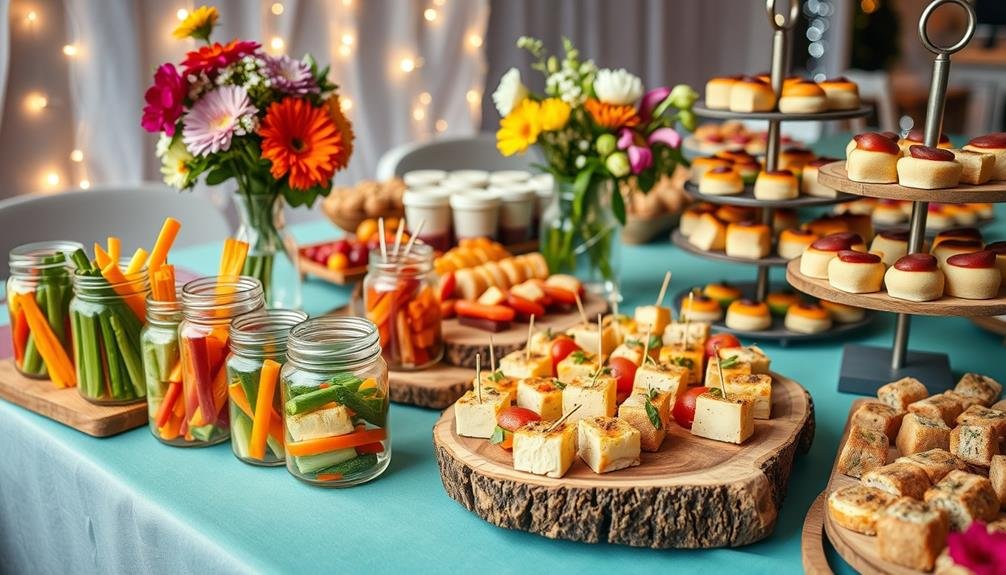 homemade wedding snack ideas