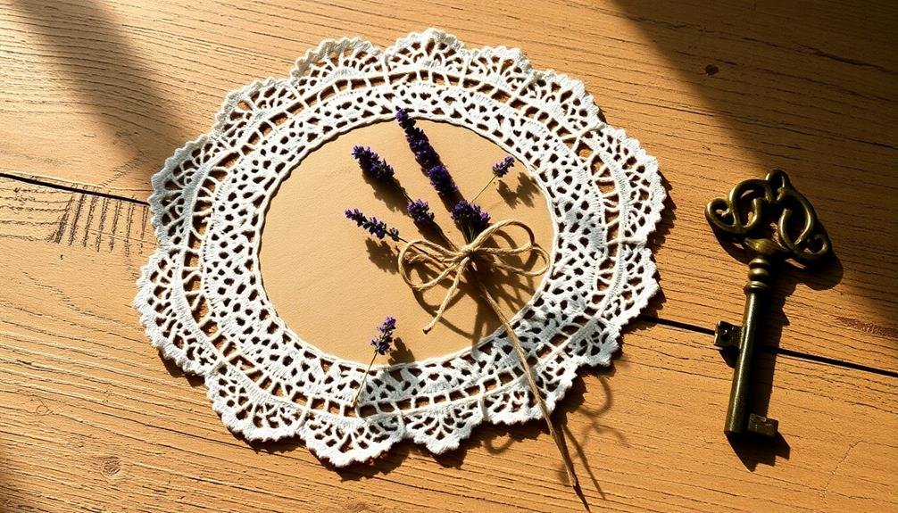 lace kraft paper collection
