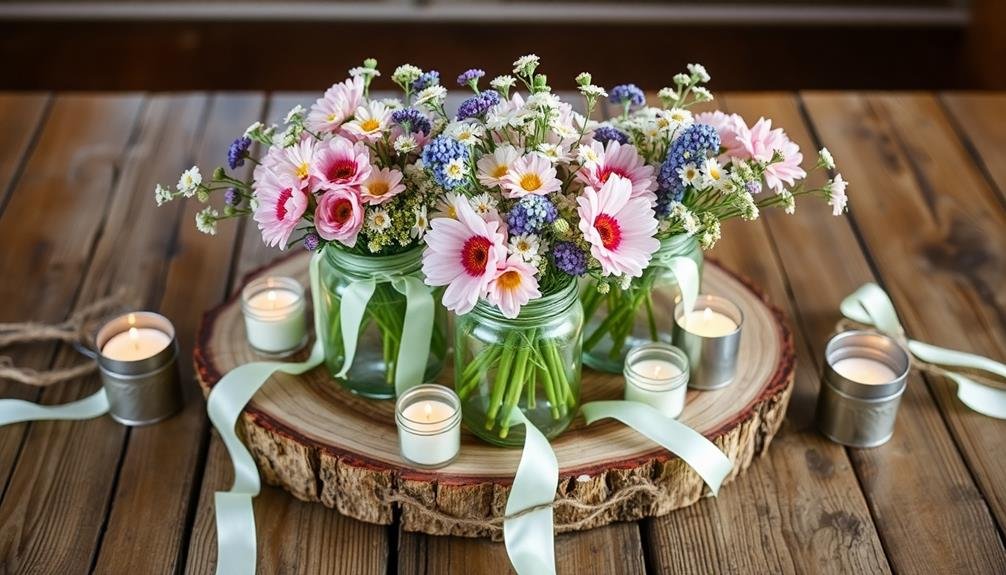 natural wooden base decor