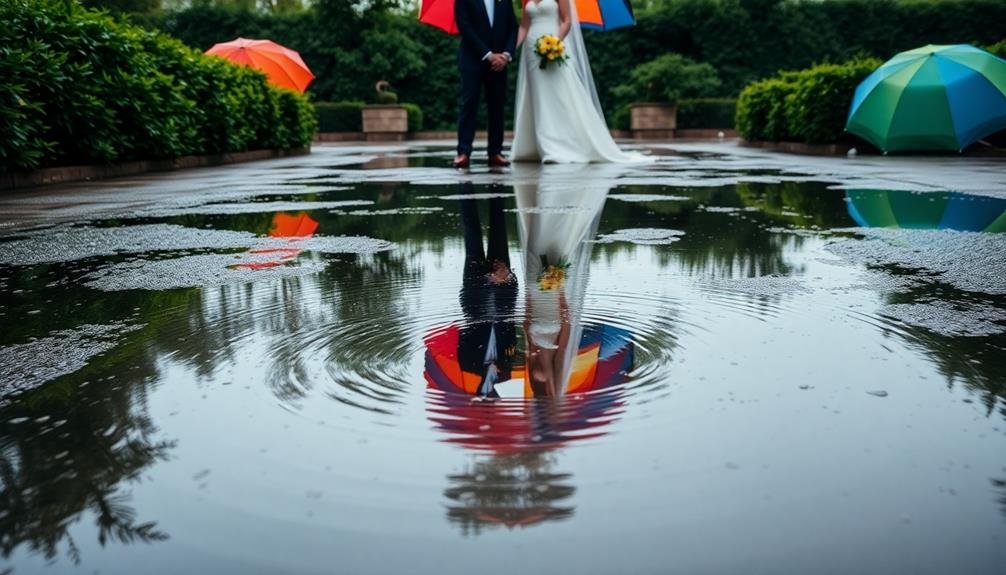 puddle reflections capture beauty