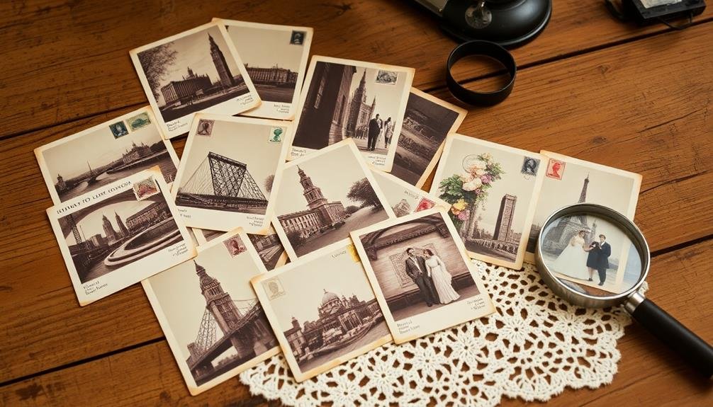 retro postcard refrigerator magnets