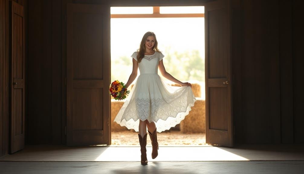 retro tea length dress design
