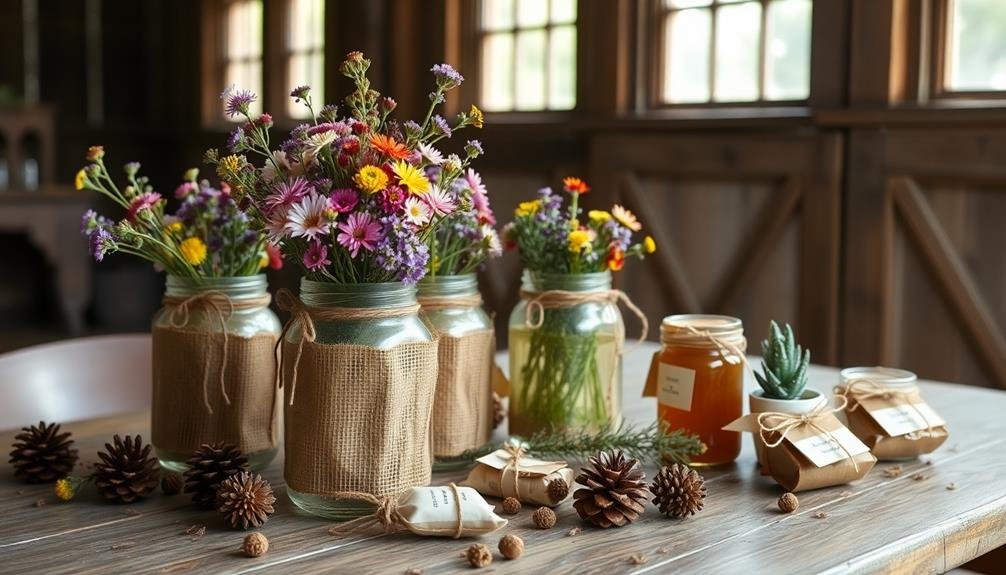 rustic wedding favor ideas