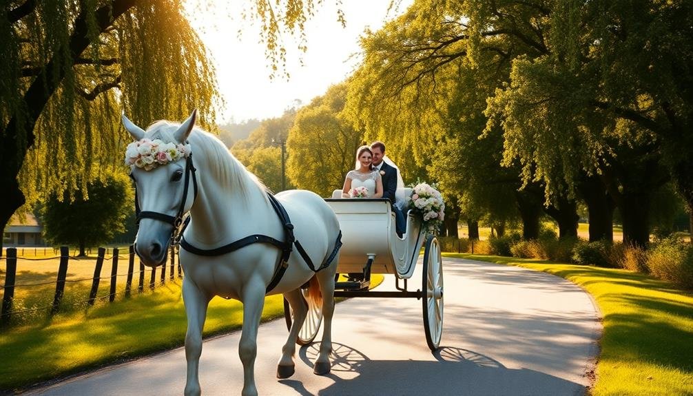 scenic horse drawn carriage rides