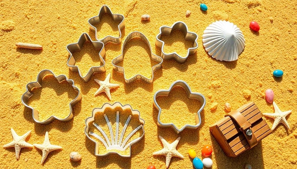 seaside inspired baking tools