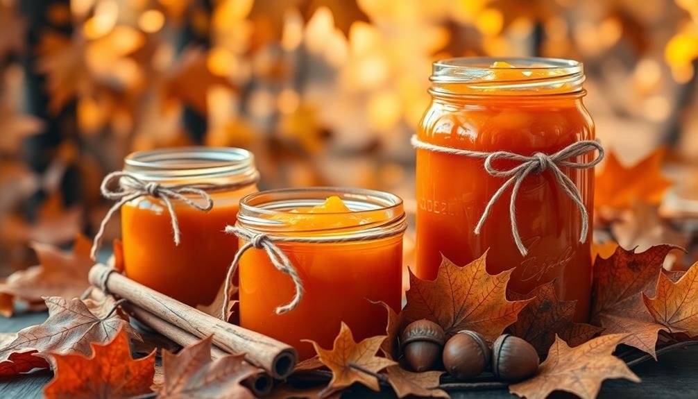 seasonal fruit preserving jars