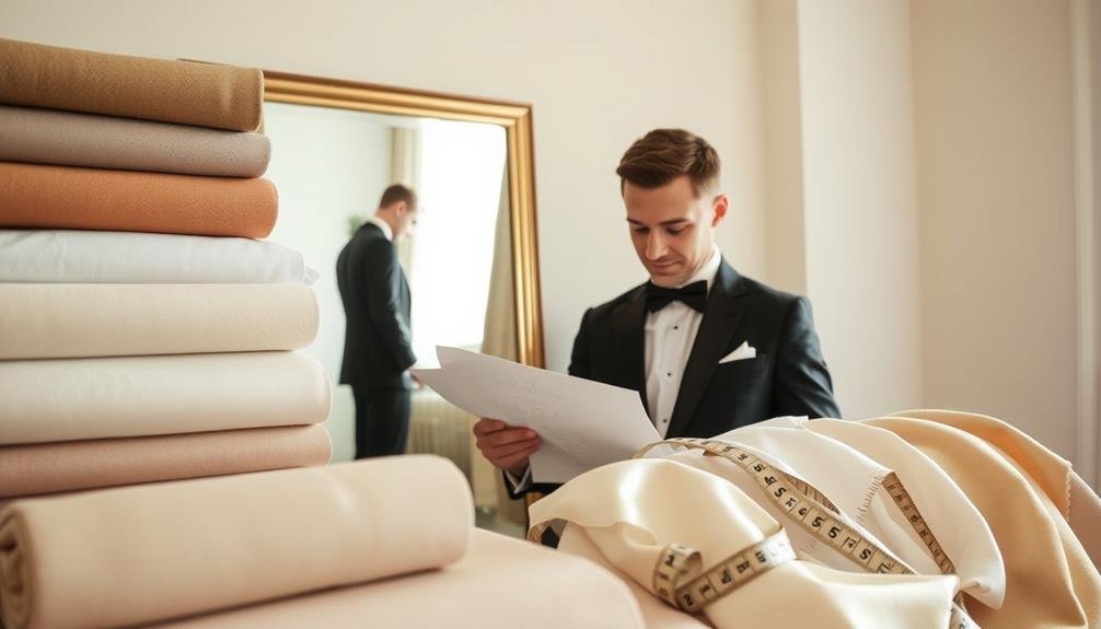 selecting suitable textile material