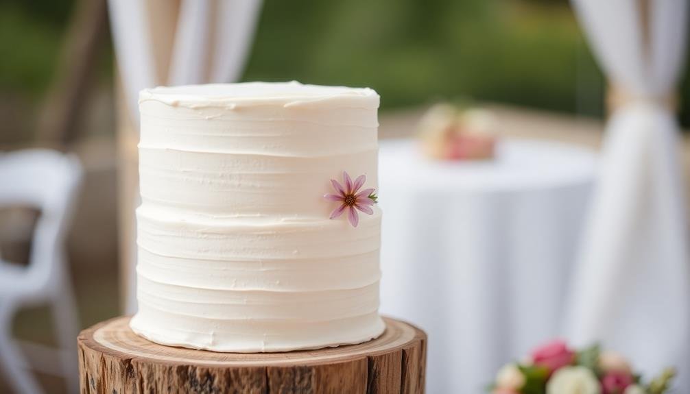 simple elegant cake aesthetics