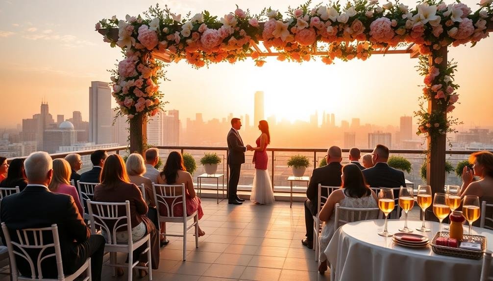 skyline love promise ceremony