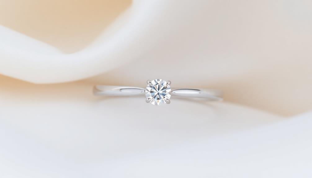 sleek minimalist solitaire designs