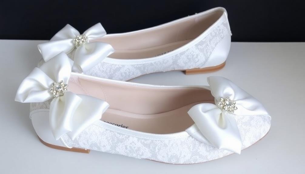 stylish bow embellished footwear