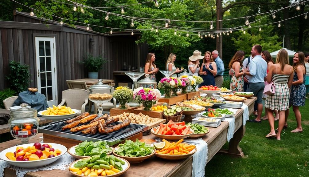 summer wedding food ideas