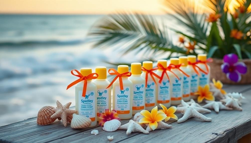 sunscreen themed party giveaways