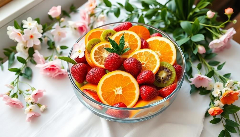 vibrant produce arrangements exposed