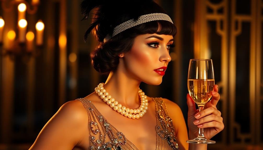 vintage beaded flapper dress