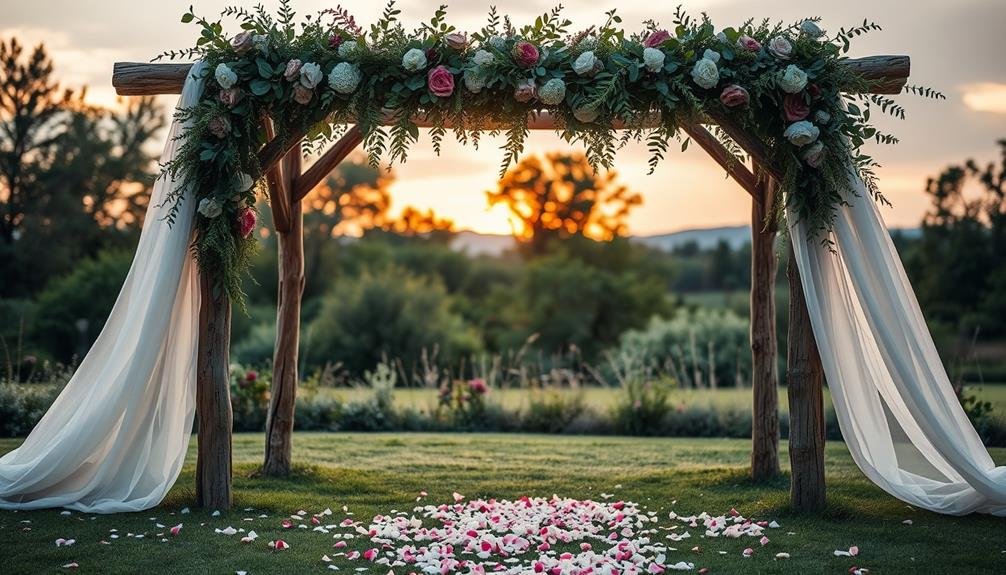 wedding arch seasonal decor