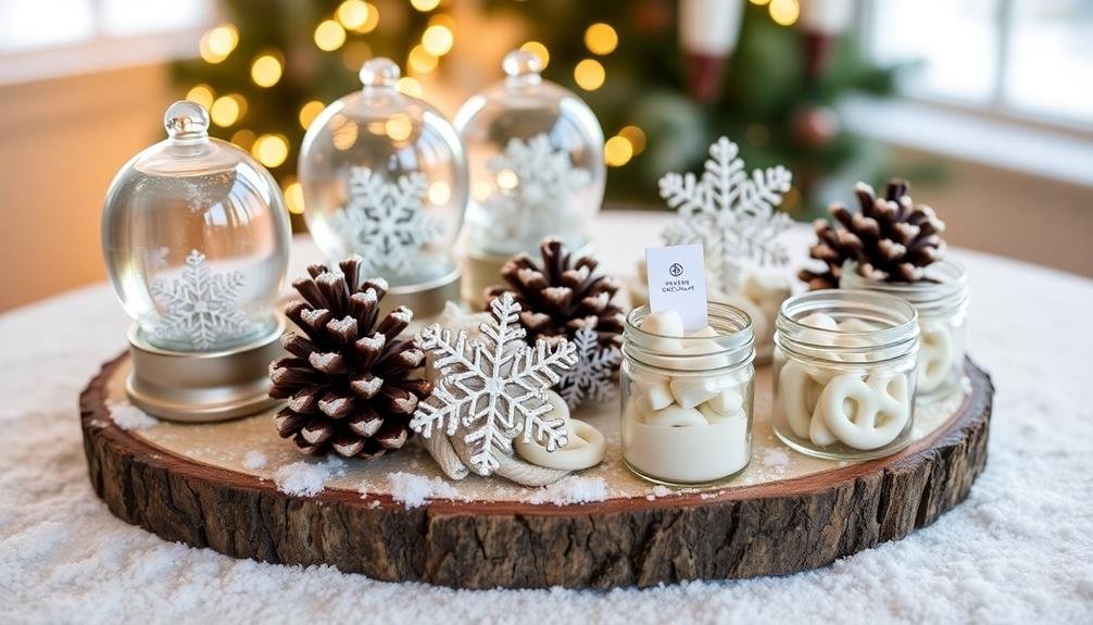 winter wonderland wedding favors