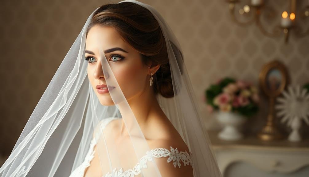 affordable classic bridal veils